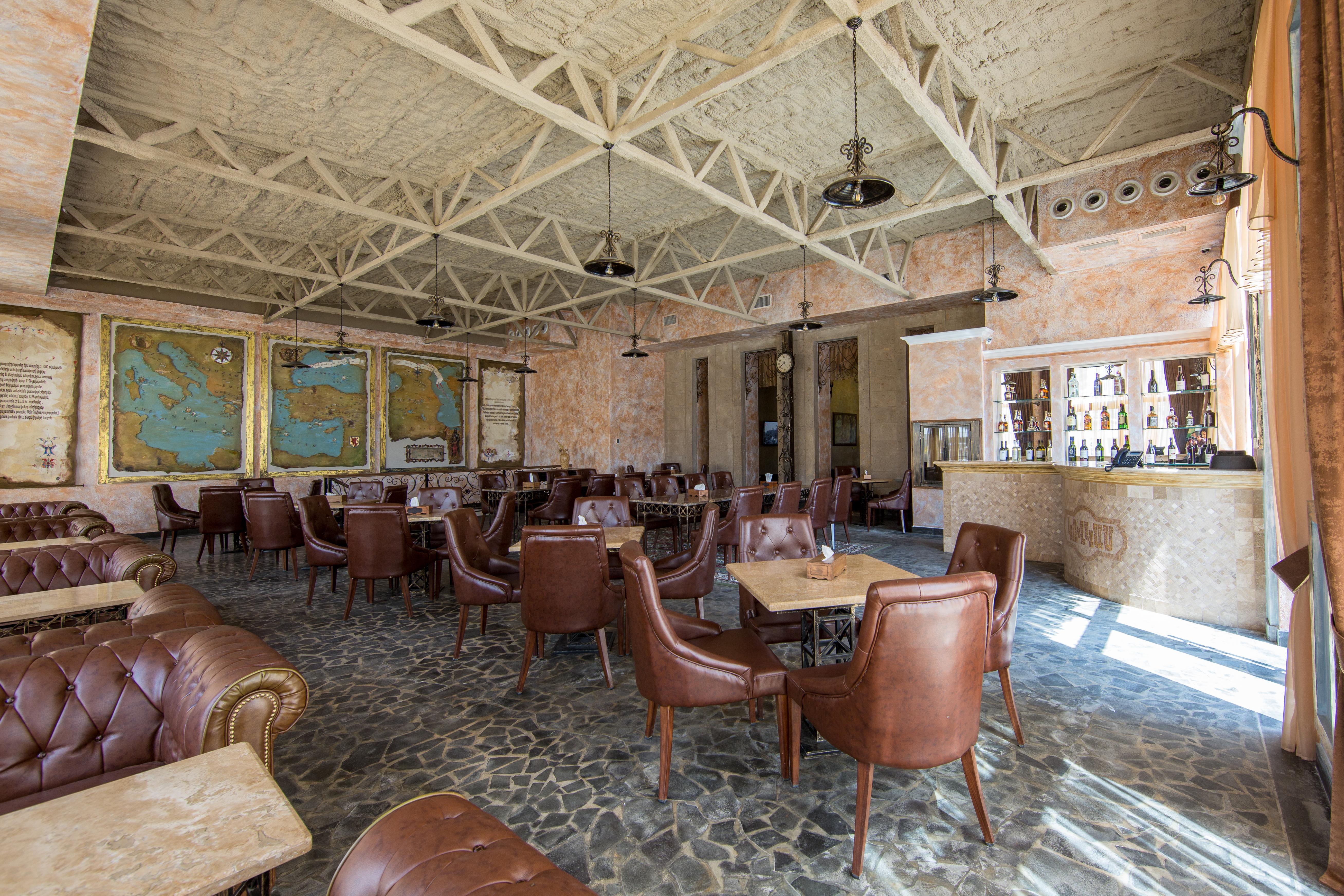 Caucasus Hotel Kasagh Exteriér fotografie The interior of the restaurant